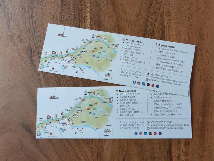 Location de vacances pour 4 personnes, avec vue et jardin à Pontlevoy - 2