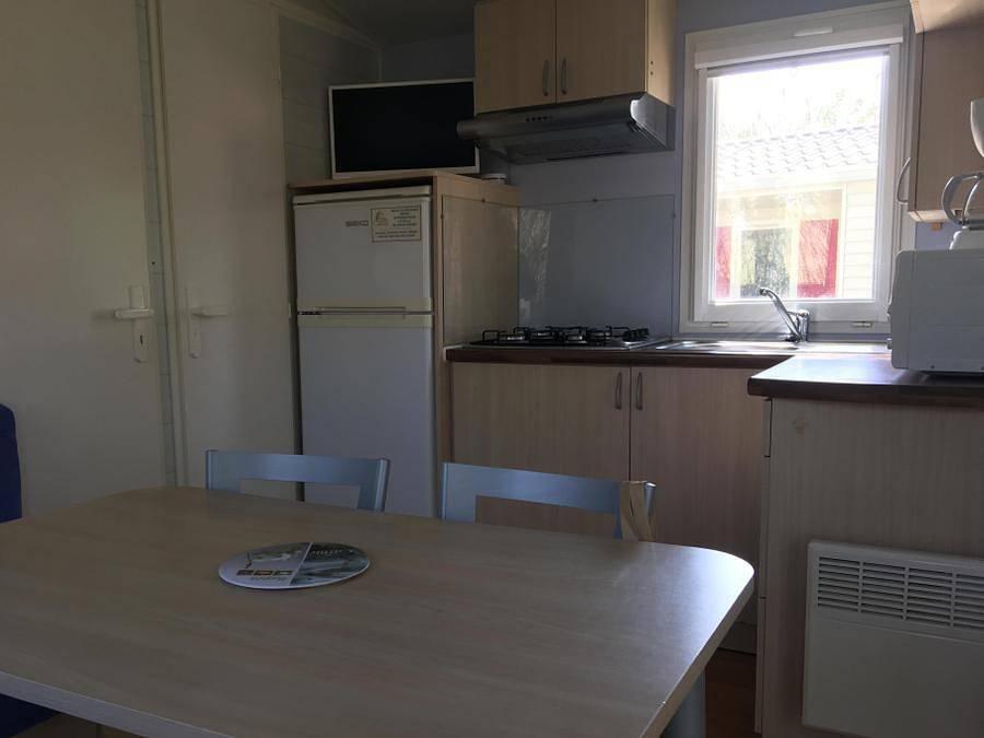 Camping La Tour de France - Mobilheim 4 personen - Eco 2 Schlafzimmer in Latour-de-France, Regionaler Naturpark Corbières-Fenouillèdes