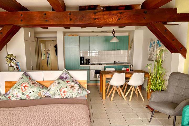Ferienwohnung für 2 Personen, mit Balkon und Seeblick in Waren (Müritz) - 3