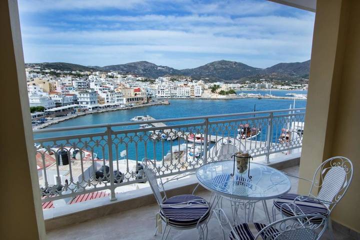 Vakantieappartement voor 3 personen, met uitzicht en balkon op Karpathos