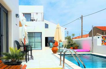 Casa rural para 2 personas, con vistas además de piscina y jardín en Distrito de Évora