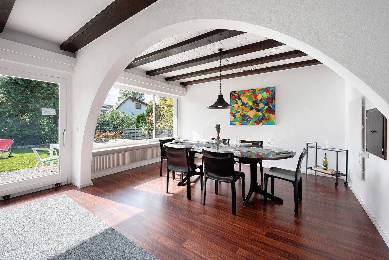 Ferienwohnung 'Bungalow' mit privater Terrasse, Gemeinschaftsgarten und Wi-Fi in Immenstaad, Immenstaad am Bodensee