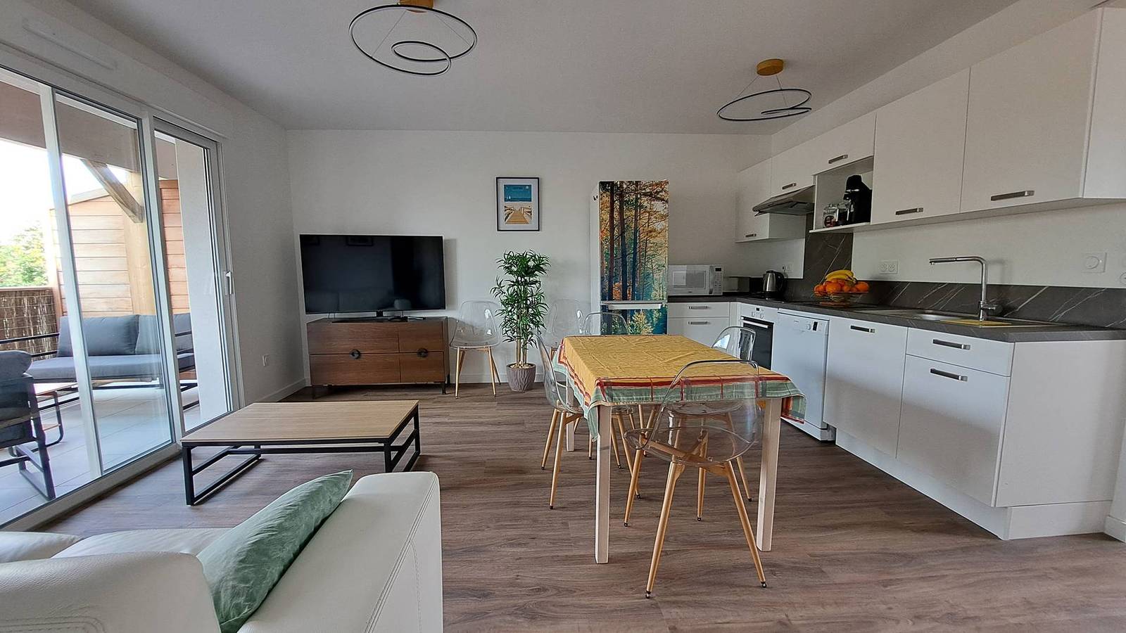 Apartamento vacacional entero, Piso de 3 habitaciones a 10 minutos de las playas in Lit-et-Mixe, Côte d’Argent