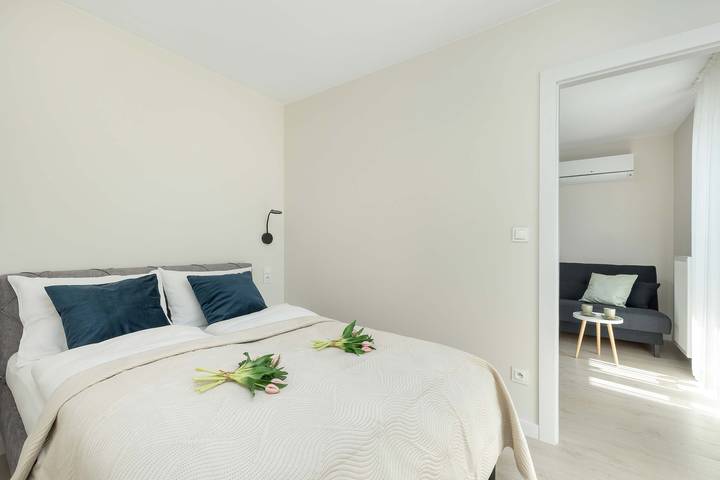 Apartament wakacyjny dla 4 osób, z balkon/ taras, Dla rodziny w Niechorze