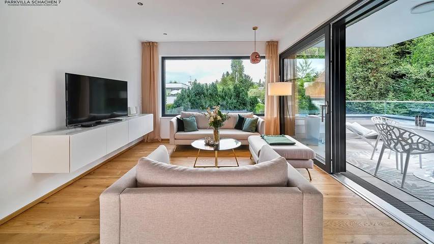 Ferienwohnung für 4 Personen, mit Balkon und Garten in Bad Schachen - 3