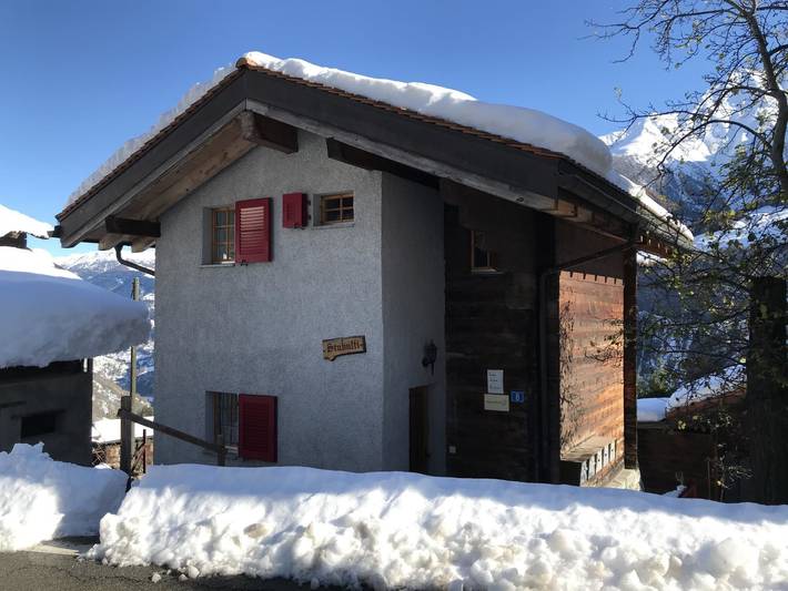 Hütte für 4 Personen, mit Balkon in Riederalp