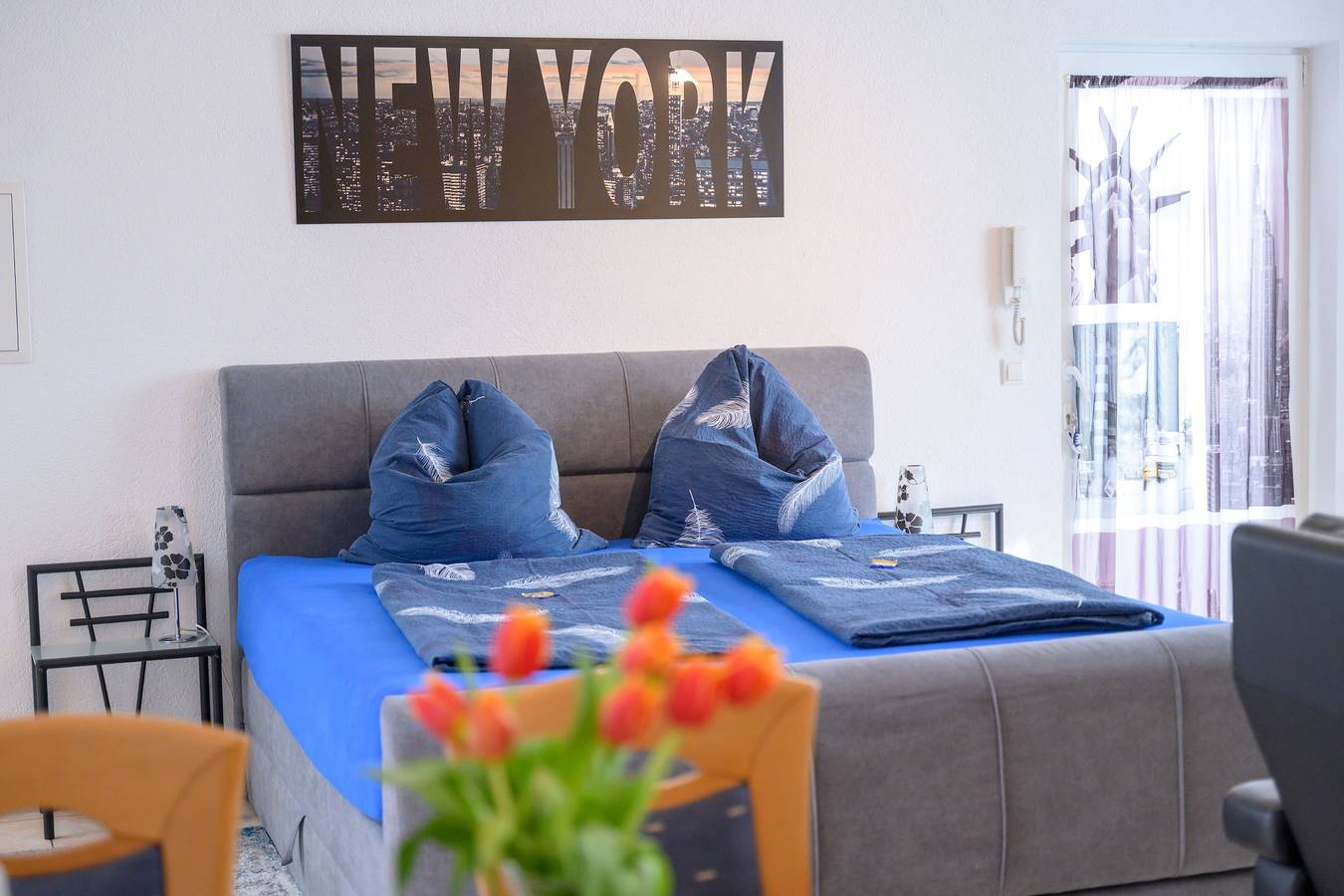 Ganze Ferienwohnung, Ferienwohnungen Tanja Manske - Appartement Tara mit 55qm, 1 Schlafzimmer, 1 Wohn-Schlafzimmer, max. 3 Personen in Meersburg, Region Bodensee-Oberschwaben