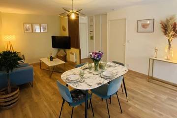 Appartement de vacances pour 3 personnes, avec balcon dans Indre