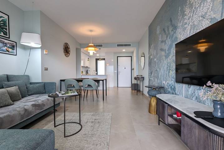 Appartement de vacances pour 4 personnes, avec Balcon/Terrasse et Vue sur l’océan ainsi que Balcon et Piscine dans Playa de Poniente