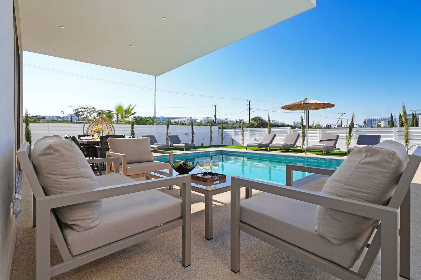 Villa für 6 Personen mit Pool in Protaras, Südzypern