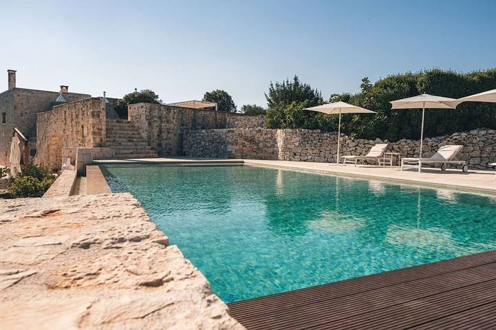 Maison de vacances pour 8 personnes, avec piscine ainsi que terrasse et jardin, animaux acceptés à Casalini