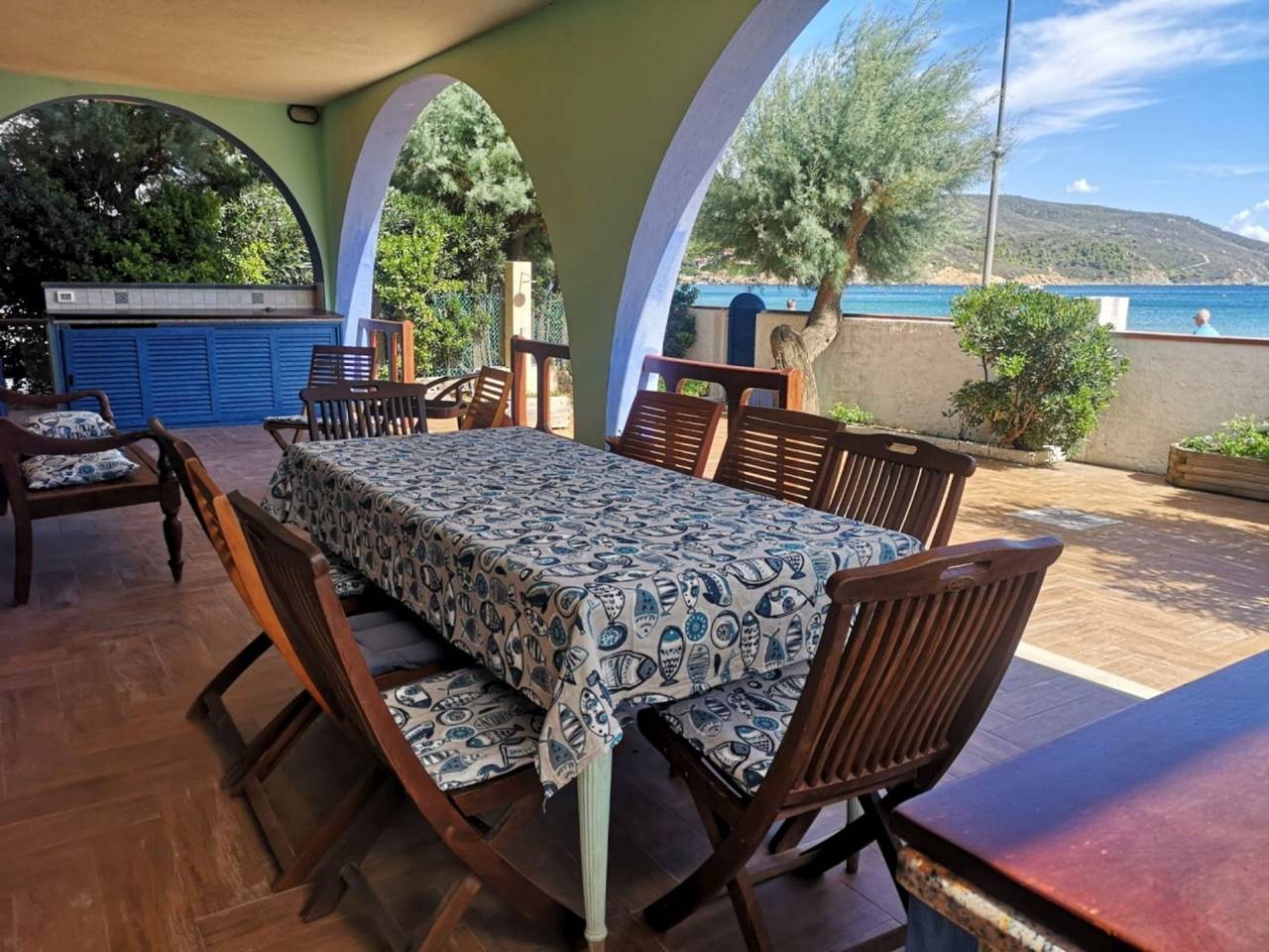 Villa per 8 persone con giardino in Spiaggia di Marina di Campo, Marina di Campo