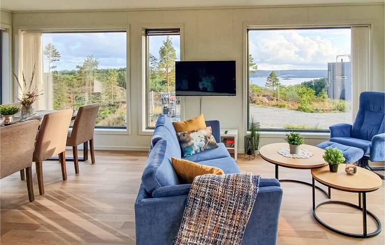 Ferienhaus für 6 Personen, mit Terrasse und Garten sowie Ausblick in Risør - 4