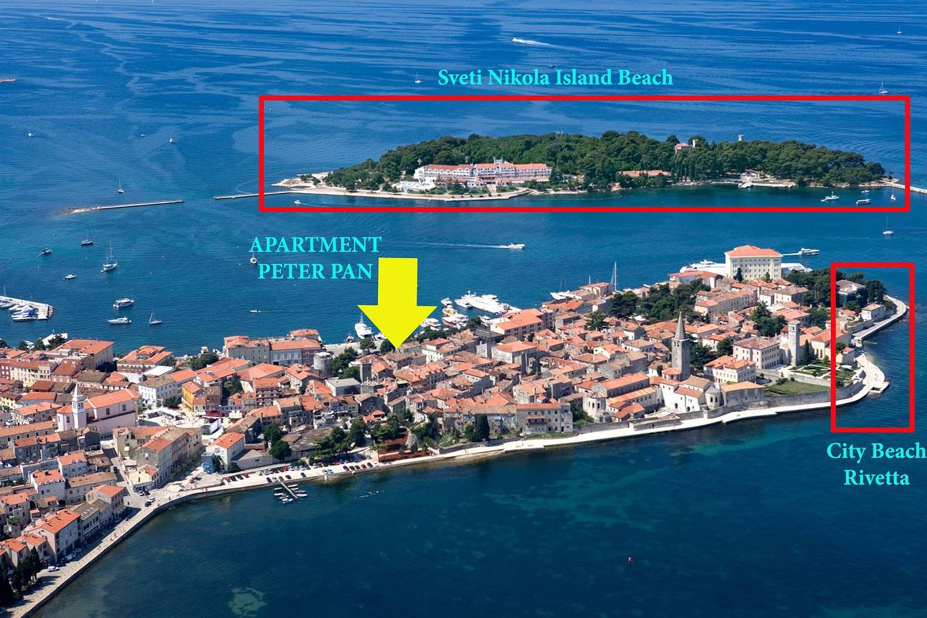 Ganze Wohnung, Historic Venetian Style Apartment with Seaview in Poreč City Center and Beachfront in Poreč, Porec und Umgebung