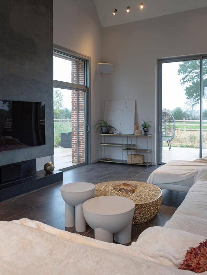 Location de vacances pour 8 personnes, avec Terrasse et Jardin ainsi que Piscine et Vue à Boeschepe