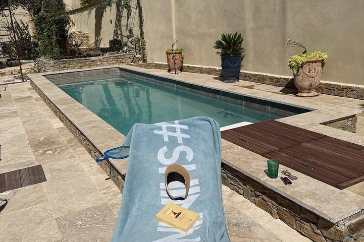 Appartement de vacances pour 2 personnes, avec Jardin et Piscine