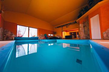 Ferienhaus für 8 Personen, mit Pool und Garten sowie Sauna und Whirlpool in Siofok