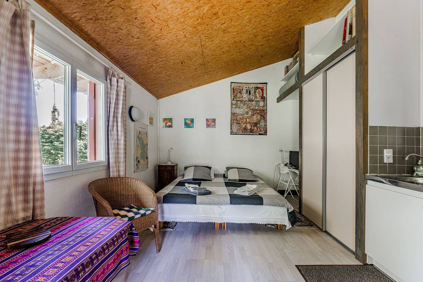 Studio entier, Studio « Le Cabanon Mios » avec terrasse privée et Wi-Fi in Mios, Région d'Arcachon