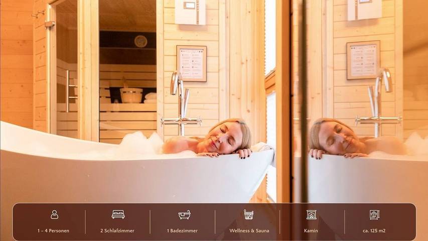 Ferienwohnung für 4 Personen, mit Sauna und Terrasse in Daun