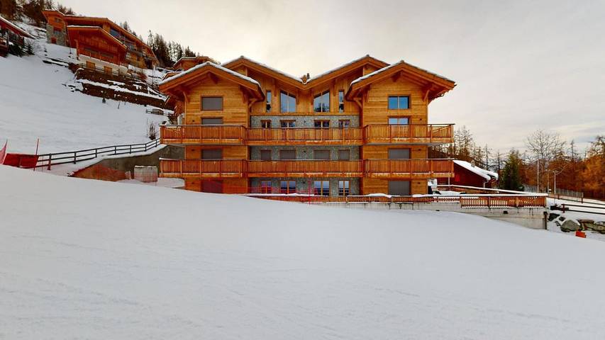 Hütte für 18 Personen, mit Balkon und Pool in Veysonnaz