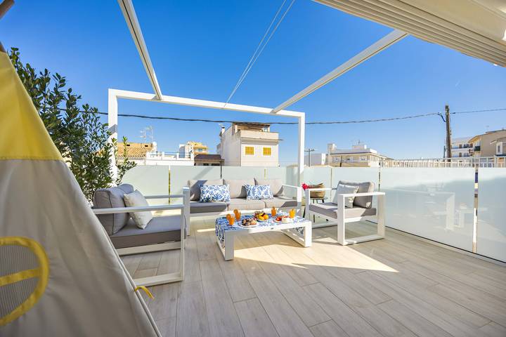 Ferienhaus für 6 Personen, mit Balkon - 1