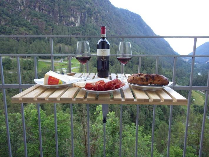 Appartamento per 3 persone, con Balcone e Panorama a Chiesa in Valmalenco