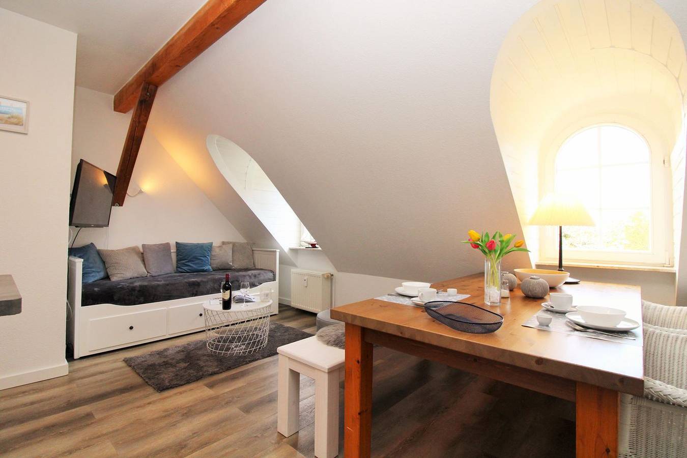 Ganze Wohnung, Res. Wischuer We 35: moderne und freundliche 2-Zimmer-Fewo in Wischuer, Biendorf