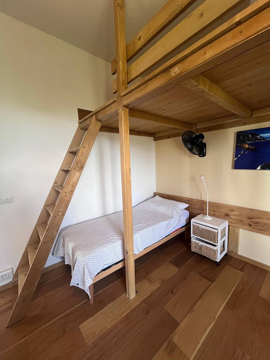 Camera 'Stanza 3' con Vista Mare, Terrazza in Comune e Wi-Fi in Castiglione Chiavarese, Riviera di Levante