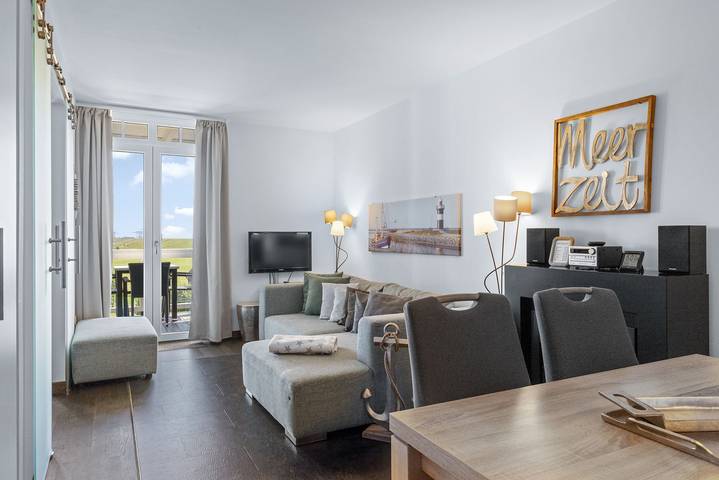 Ferienwohnung für 4 Personen, mit Ausblick und Sauna sowie Balkon in Samtgemeinde Land Wursten - 3