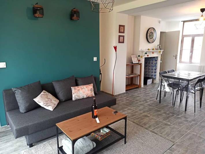 Gîte pour 4 personnes, avec Terrasse ainsi que Jardin et Vue dans Saint-Jans-Cappel