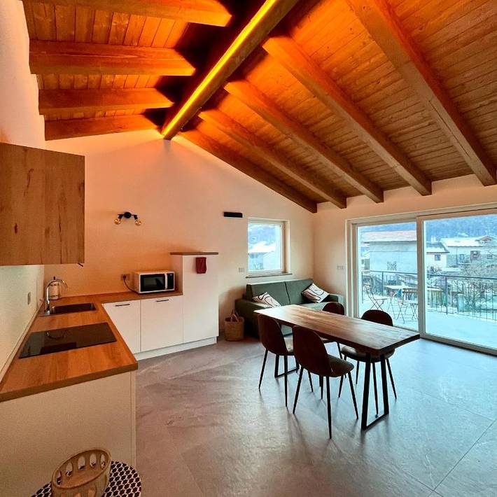 Gîte pour 4 personnes, avec balcon et vue dans Nus - 3