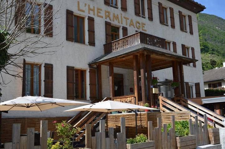 Hôtel pour 2 personnes, avec terrasse ainsi que vue et sauna