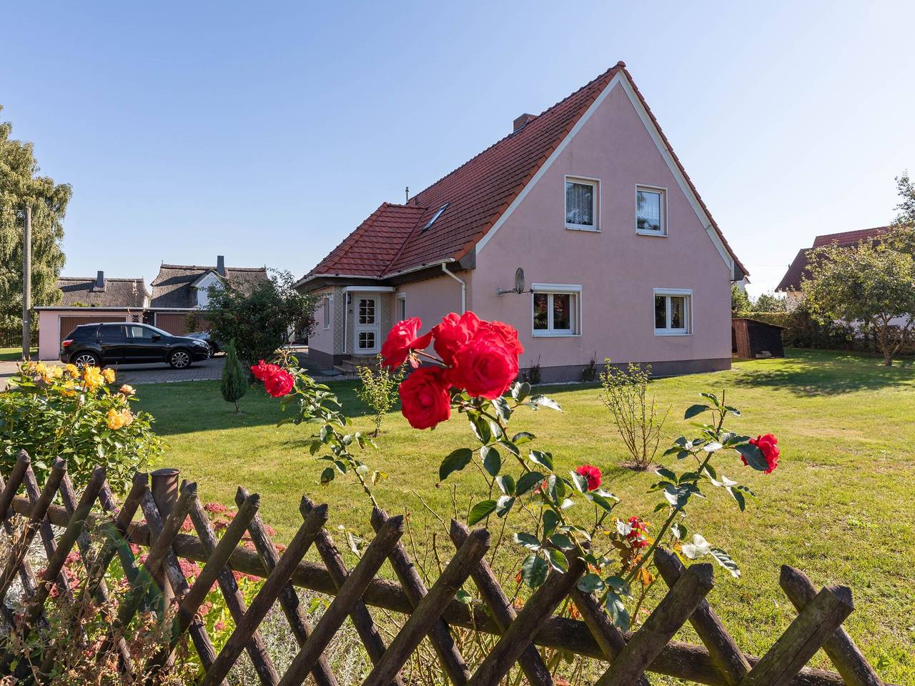 Ganze Wohnung, Charmante Ferienwohnung für 2 Personen mit Garten in Teßmannsdorf, Salzhaff
