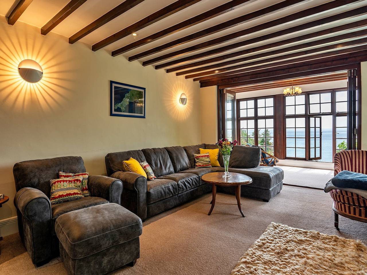 Kysthus i Cornwall med Havutsikt in Coverack, Cornwall