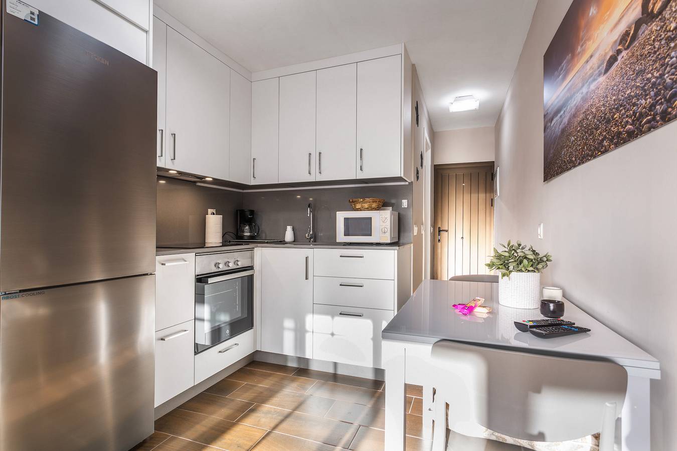 Estudio entero, Estudio vacacional 'Sea and Sunset Love' con vistas al mar y Wi-Fi in San Marcos, Tenerife Norte