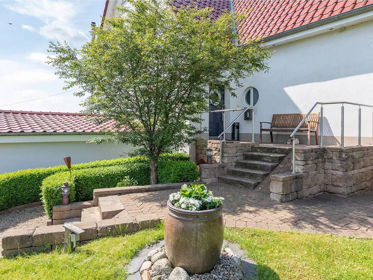 Ferienhaus Kuhweid mit Wellness-Bereich, privater Terrasse, Garten und Wlan auf Elbinsel Krautsand in Drochtersen, Cuxland
