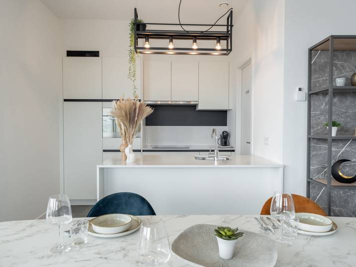 Entire apartment, Parkville with parking & terrace in Blankenberge, Belgian Coast