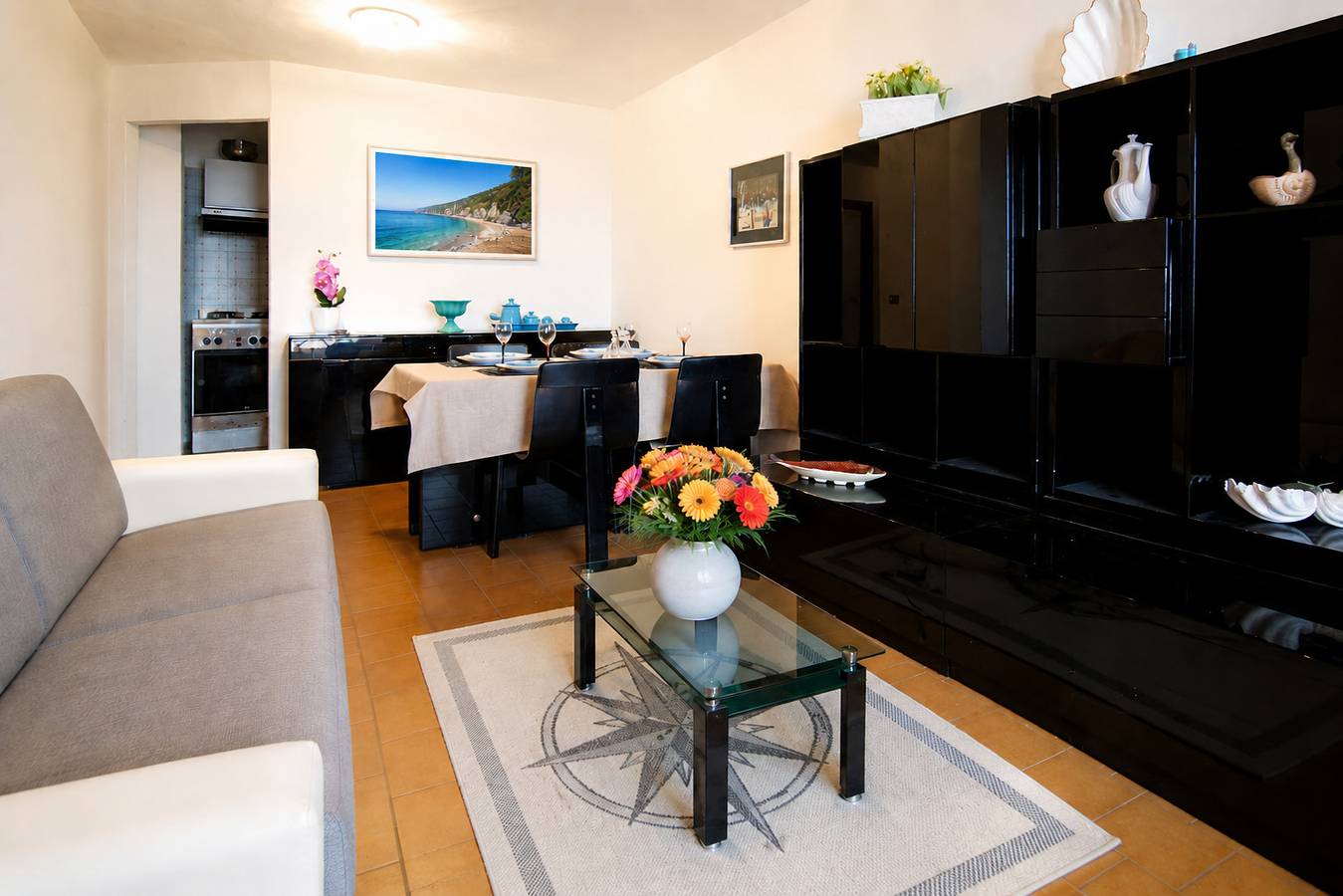 Ganze Wohnung, Apartment Sea View and Pool B in Baja Sardinia, Arzachena