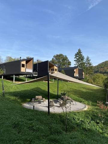 Ferienhaus für 4 Personen, mit Ausblick und Sauna sowie Garten und Balkon in Hessen