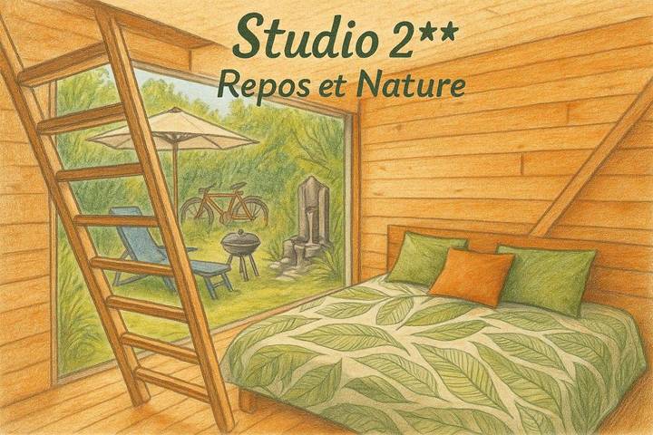 Appartement de vacances pour 3 personnes, avec jardin et vue, animaux acceptés