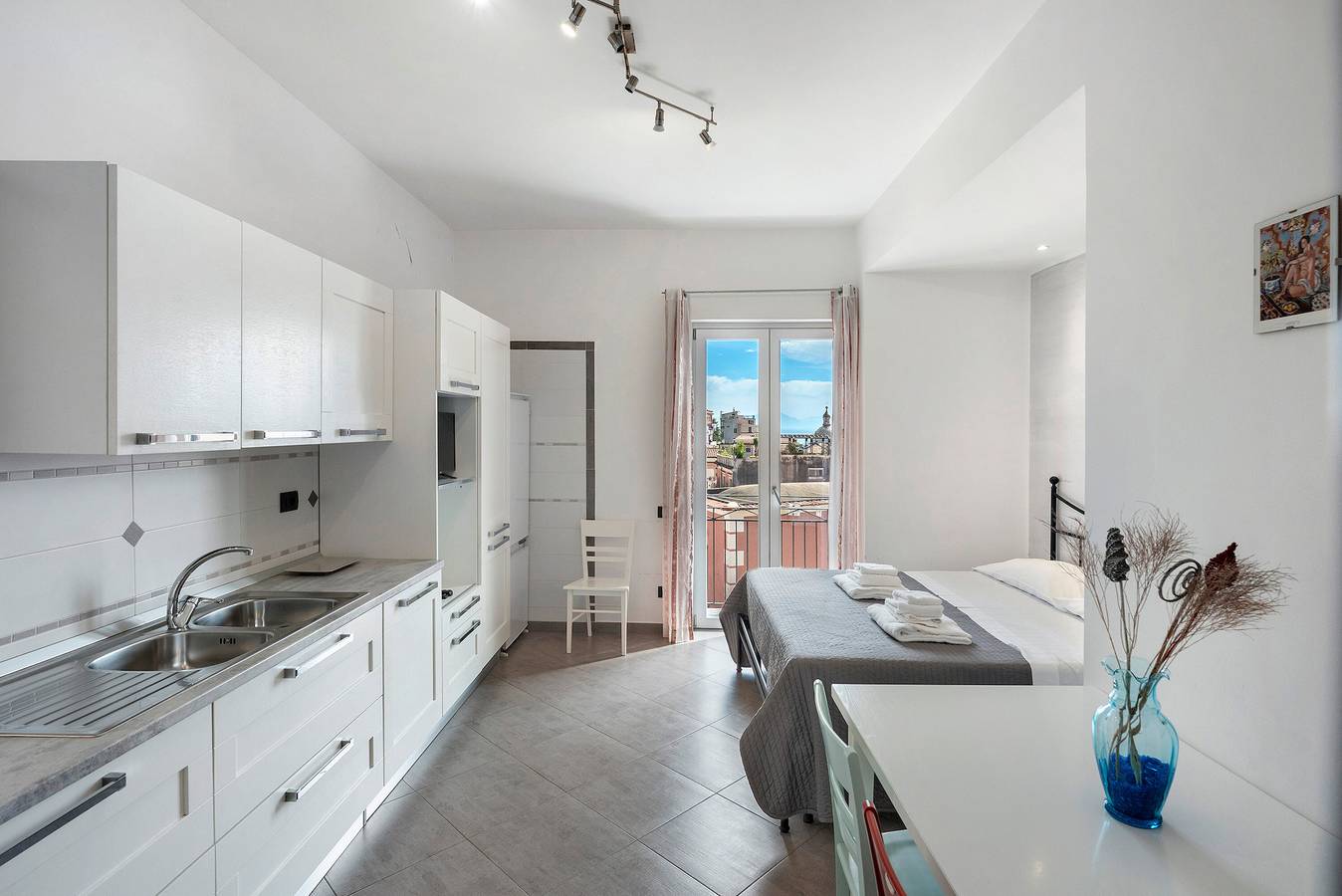 Habitación 'Monolocale Scirocco Vista Mare' con Vista al Mar, Wi-Fi y Aire Acondicionado in Cetara, Costa Amalfitana