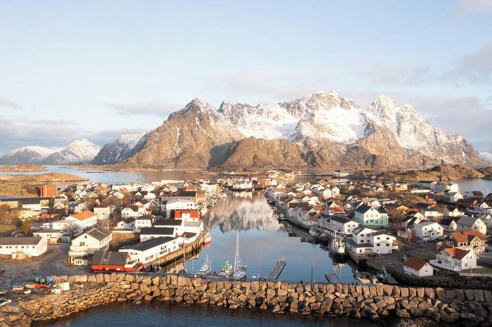 Ganze Wohnung, Henningsvær Seaside Top Apartment in Henningsvær, Vågan