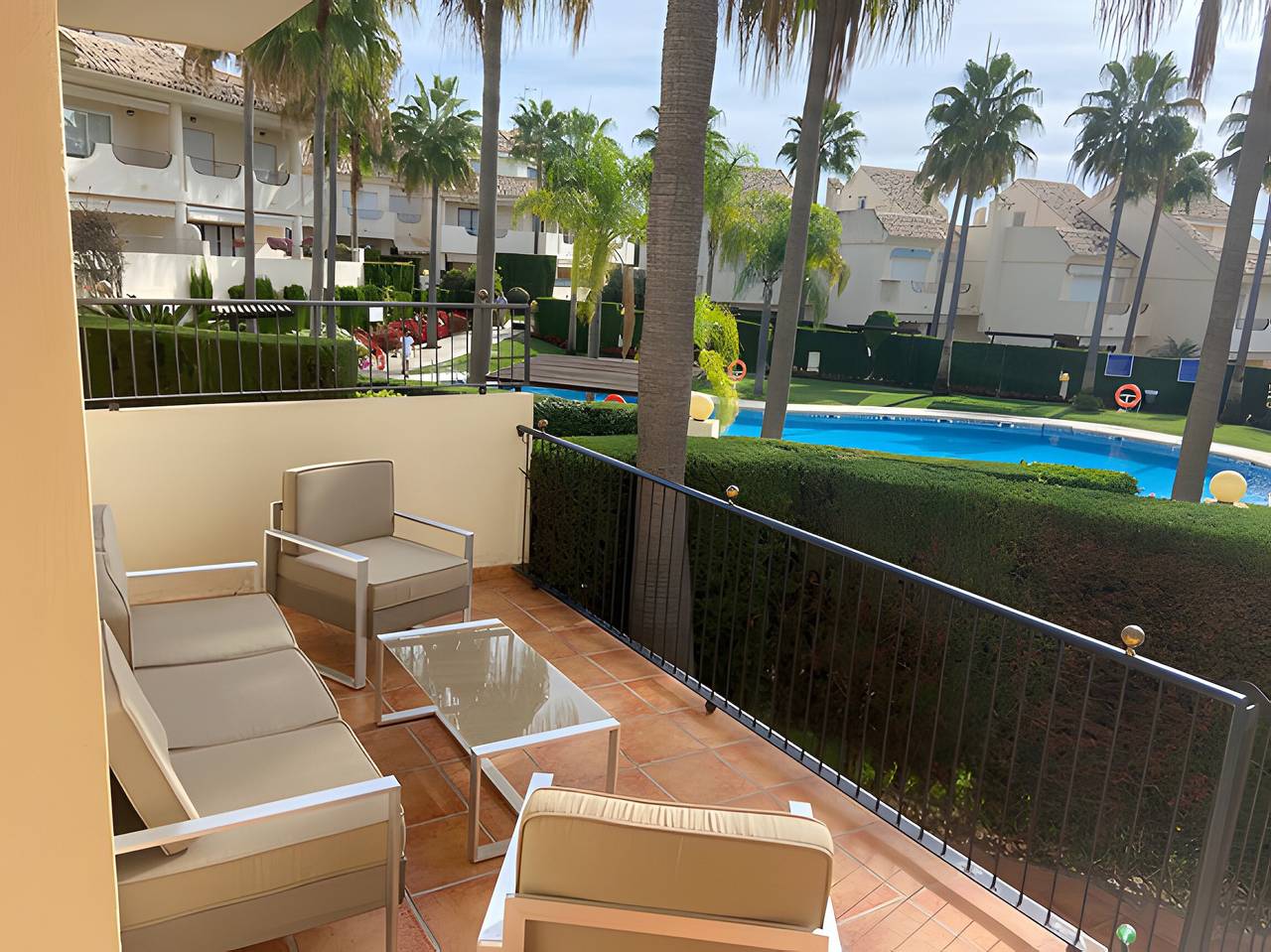 Feriehus for 8 personer med balkong in Las Chapas, Marbella