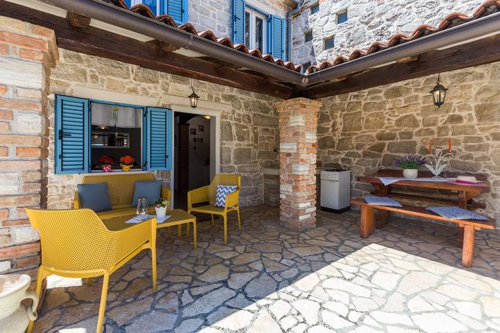 Ferienhaus für 3 Personen, mit Balkon/Terrasse und Garten in Funtana - 3