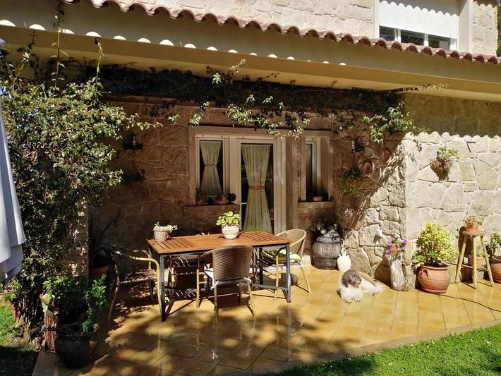 Appartamento per 2 persone, con Terrazza e Giardino nonché Panorama a Vigo