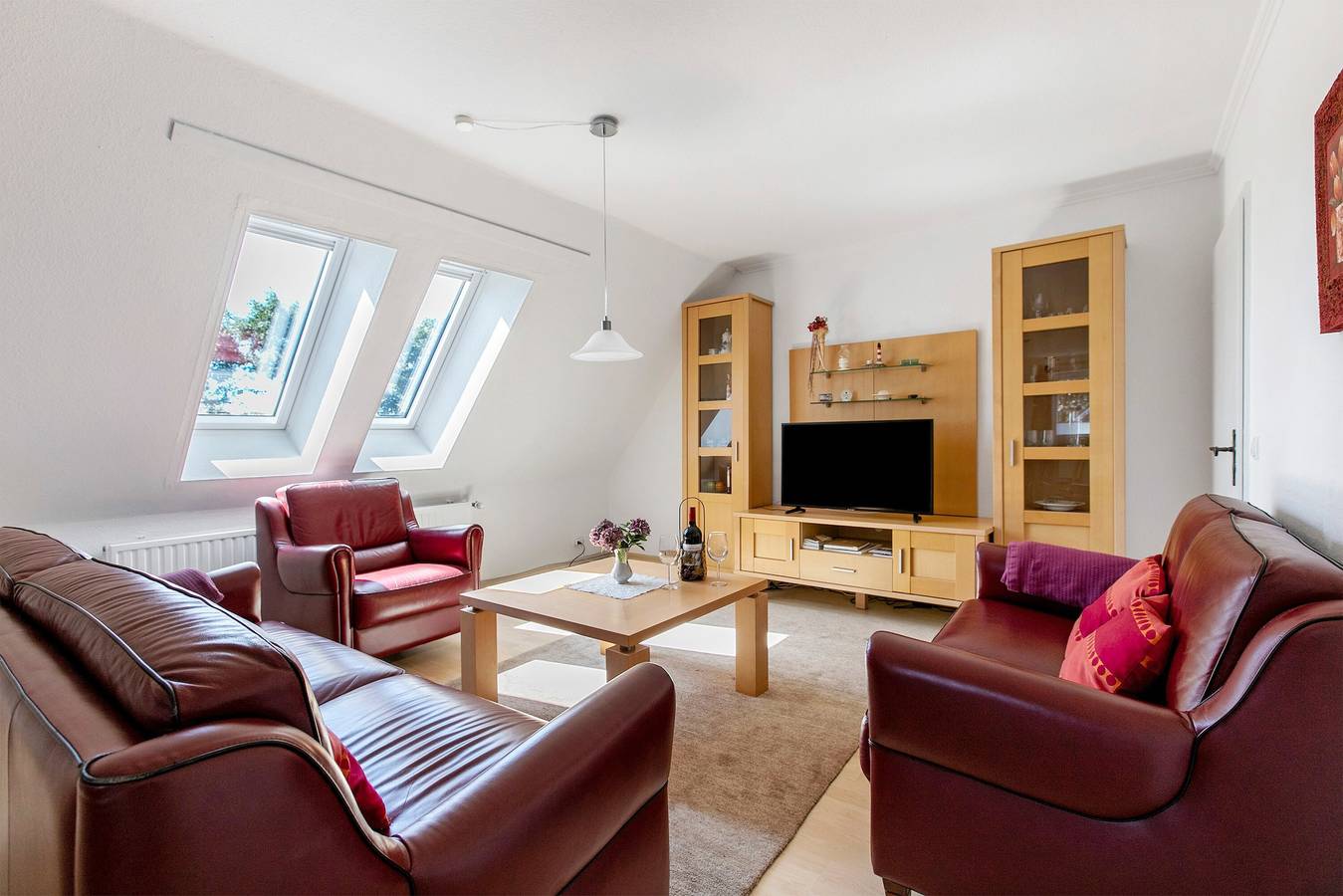 Ganze Wohnung, Ferienwohnung - Rote Koje Oben" mit privater Terrasse, Gemeinschaftsgarten und Wlan in Dagebüll, Nordfriesland