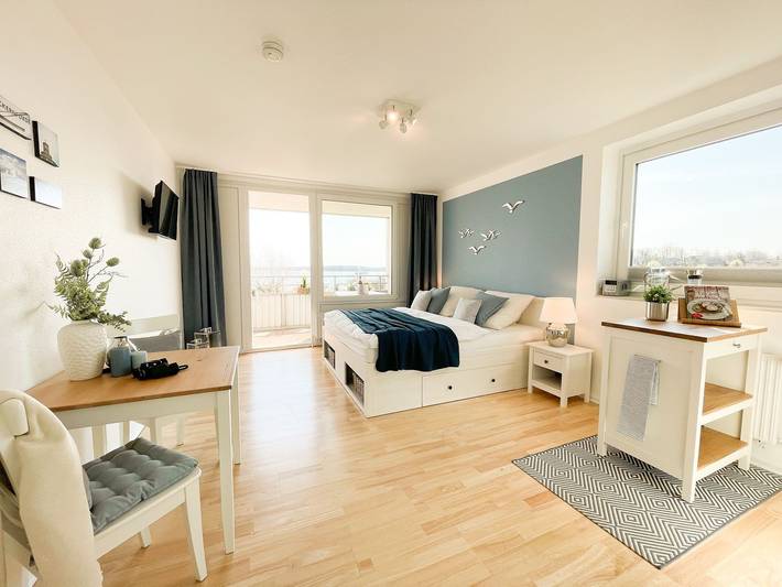 Ferienwohnung für 2 Personen, mit Balkon in Eckernförde