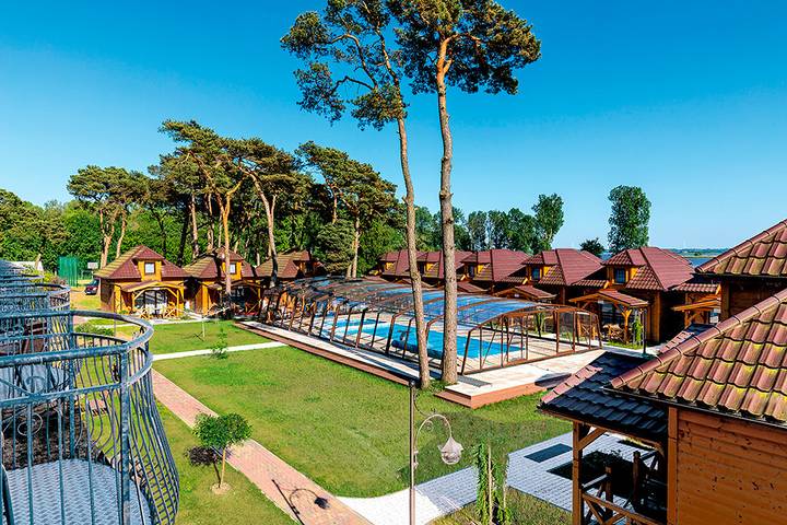Ferienhaus für 8 Personen, mit Terrasse und Garten in Polen