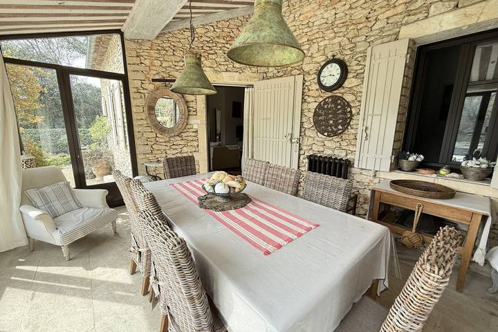 Location de vacances pour 6 personnes, avec piscine et terrasse ainsi que jardin et jacuzzi, adapté aux familles à Lacoste - 2