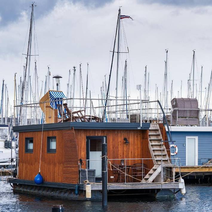 Boot für 4 Personen, mit Balkon und Terrasse sowie Ausblick und Seeblick